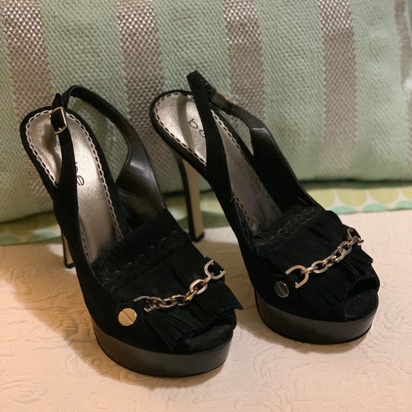 BeBe Black Stiletto Sanskrit - Picture 2 of 5